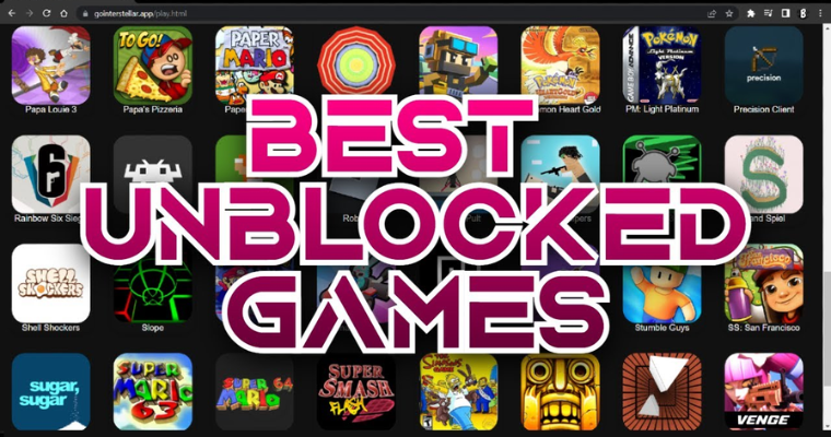 20 Free Unblocked Games at School to play at school